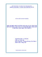 Một số biện pháp hướng dẫn quan sát tìm ý để rèn kĩ năng làm văn tả cảnh cho học sinh lớp 5 trường tiểu học yên nhân 2 
