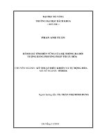 Đánh giá tính bền vững của hệ thống đa đối tượng bằng phương pháp tối ưu hóa 