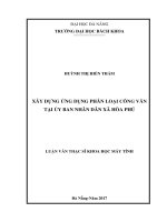 Phân loại văn bản với phương pháp mạng nurual kết hợp phương pháp cây quyết định 