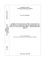 Nghiên cứu ứng dụng tường chắn đất có cốt dùng lưới địa kỹ thuật cho đường dẫn đầu cầu nút giao ngọc hội   thành phố nha trang 