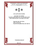 Dạy học tác phẩm người lái đò sông đà  của nguyễn tuân theo định hướng tích hợp liên môn 