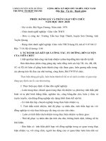 Phiếu đánh giá viên chức (Giáo viên, nhân viên) HỢP THÀNH