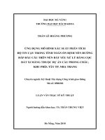 Ứng dụng mô hình xác suất phân tích độ tin cậy trong tính toán ổn định nền đường đắp đầu cầu trên nền đất yếu xử lý bằng cọc đất xi măng thuộc dự án cầu phong châu, khu phía tây tp  nha trang 