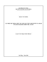 Cải thiện hệ thống điều tốc nhà máy thủy điện buôn tua shah ứng dụng bộ điều khiển PID FUZZY 