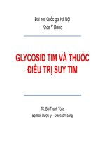 GLYCOSID TIM VÀ THUỐC ĐIỀU TRỊ SUY TIM