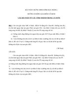 Tuyển tập bài toán chứng minh đường di động qua điểm cố định