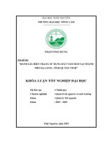 Đánh giá hiện trạng sử dụng đất năm 2018 tại thành phố hạ long, tỉnh quảng ninh 
