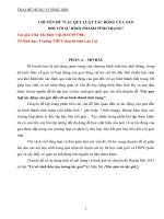 Chuyên đề: Quy luật tác động của gen đối với sự hình thành tính trạng