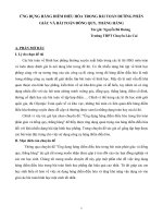 Ứng dụng hàng điểm điều hòa trong bài toán đường phân giác và bài toán đồng quy, thẳng hàng