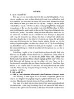 Vị trí các tác phẩm viết cho piano của l v beethoven trong đào tạo piano chuyên nghiệp tại việt nam tt 