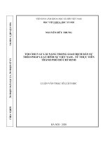 Tội cho vay lãi nặng trong giao dịch dân sự theo pháp luật hình sự việt nam   từ thực tiễn thành phố hồ chí minh 