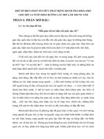 SKKN mầm non: Một số biện pháp tổ chức hoạt động khám phá khoa học cho trẻ 5 – 6 tuổi theo hướng lấy trẻ làm trung tâm