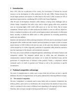 national competitive advantage of vietnamese coffee in the future