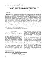 Ứng dụng vạt mạch xuyên cuống liền điều trị khuyết hổng phần mềm vùng cẳng chân