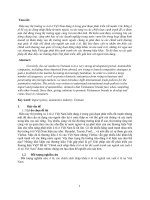 Chính sách nhập khẩu ô tô và lợi thế cạnh tranh của ngành sản xuất ô tô tại việt nam 