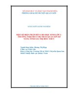 SKKN một số biện pháp rèn cho học sinh lớp 3 kĩ năng tính giá trị biểu thức 