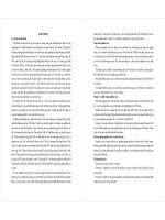 Tóm tắt luận án Tiến sĩ Kinh tế học: Tác động của tỷ giá đến thương mại song phương của Việt Nam với Trung Quốc, Mỹ và Nhật Bản – Nhìn từ góc độ ngành