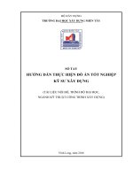 SỔ TAY HƯỚNG DẪN THỰC HIỆN ĐỒ ÁN TỐT NGHIỆP KỸ SƯ XÂY DỰNG