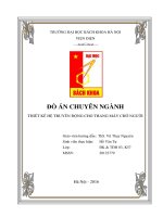 Thiết kế hệ thống truyền động thang máy
