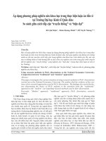 Áp dụng phương pháp nghiên cứu khoa học trong thực hiện luận án tiến sĩ tại Trường Đại học Kinh tế Quốc dân: So sánh giữa cách tiếp cận “truyền thống” và “hiện đại”