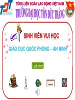 câu hỏi ôn tập giáo dục quốc phòng  học phần 1