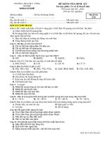 ĐỀ ÔN TẬP CƠ SỞ LÝ THUYẾT HÀN ĐÁP ÁN CUỐI TRANG