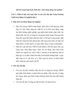 bài thu hoạch tập huấn môn hoạt động trải nghiệm và đạo đức  lớp 1 bộ sách cánh diều