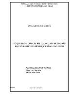 SKKN từ quy trình giải các bài toán cơ bản hướng dẫn học sinh giải toán hình học không gian lớp 11 