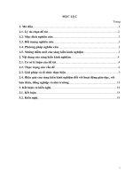 SKKN trong việc giải quyết các bài toán về mắt và các dụng cụ quang học trong chương trình vật lý 11 