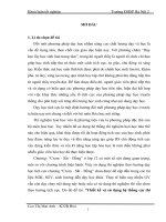Thiết kế và sử dụng hệ thống các thí nghiệm hoá học theo hướng dạy học tích cực chương