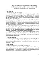 SKKN rèn luyện kỹ năng nhận dạng đồ thị và tìm hàm số có bảng biến thiên cho trước của một số dạng hàm sốtrong chương 1 giải tích 12 