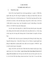 tiểu luận sở hữu trí tuệ phần case study BẰNG SÁNG CHẾ 