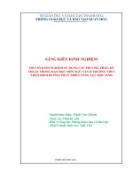 SKKN một số kinh nghiệm sử dụng các kỹ thuật trong dạy học môn ngữ văn ở bậc THCS theo định hướng phát triển năng lực học sinh 