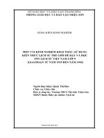 SKKN một vài kinh nghiệm khai thác, sử dụng kiến thức lịch sử thế giới để dạy và học tốt lịch sử việt nam lớp 9 (giai đoạn từ năm 1919 đến năm 1945) 