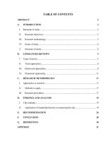 Analysis of the leadership in boss da market 