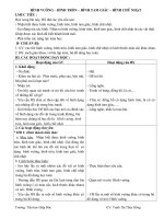 HÌNH VUÔNG – HÌNH TRÒN – HÌNH TAM GIÁC – HÌNH CHỮ NHẬT lớp 1