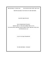 Quản trị rủi ro tín dụng trong cho vay doanh nghiệp nhỏ và vừa tại ngân hàng thương mại cổ phần công thương việt nam chi nhánh gia lai 