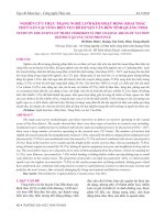 Nghiên cứu thực trạng nghề lưới kéo hoạt động khai thác thủy sản tại vùng biển ven bờ huyện Vân Đồn tỉnh Quảng Ninh