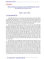 Phát huy khả năng tư duy sáng tạo của học sinh THCS thông qua việc khai thác, phát triển một số bài toán cơ bản 