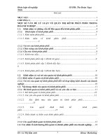 Khóa luận tốt nghiệp: Quản trị kênh phân phối sản phẩm sữa Grand Noble tại công ty TNHH Thương Mại Xây Dựng Việt Ý trên thị trường nội địa