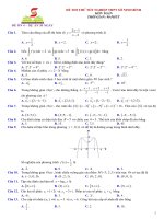 DE ON 4 DU AN 30 NGAY 