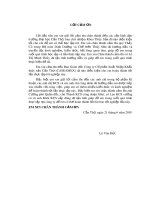 Tiểu luận: Khảo sát quy trình chế biến cá tra (Pangasianodon hypophthalmus) fillet đông lạnh, tính định mức và hệ thống thiết bị tại công ty Cổ phần xuất nhập khẩu thủy sản Cần Thơ Caseamex