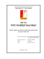 Đồ án tốt nghiệp: Nghiên cứu, thiết kế, chế tạo bộ thu phát tín hiệu trên cạn và dưới nước