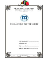 Báo cáo tốt nghiệp Công ty Cổ phần GreenFeed Việt Nam – Chi nhánh Bình Định