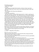 SÓNGTỰ HÁT LỜI THỦY CHUNG HAY DỰ CẢM CỦA THÂN PHẬN.