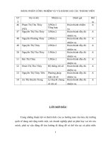 lựa chọn phương pháp chỉ số để nghiên cứu những biến động của giá sữa tươi sạch TH tiệt trùng có đường 180ml tại các trung tâm mua sắm