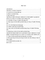 Thảo luận Quản trị dịch vụ Phân tích quy trình xử lý đơn khiếu nại khách hàng của Công ty Cổ phần Viễn thông FPT