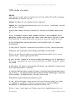 TOEFL conversations answer keys
