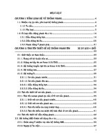 Đồ án tốt nghiệp: Tính toán thiết kế hệ thống phanh dựa trên xe du lịch 4 chỗ