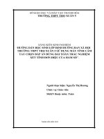 SKKN hướng dẫn học sinh lớp định hướng ban xã hội trường THPT thọ xuân 5 sử dụng máy tính cầm tay chọn đáp án đúng bài toán trắc nghiệm 